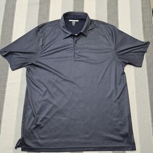 Greg Norman Collection Blue Polo Shirt Moisture-Wicking Performance